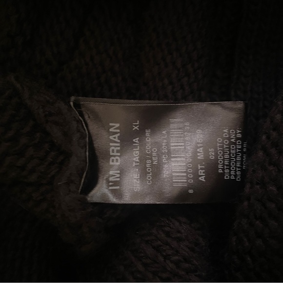 I’M BRIAN wool turtleneck sweater - Picture 4 of 4